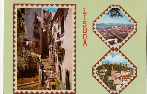 BF15084 lisboa multi views portugal front/back image