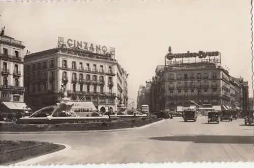 BF17086 cinzano madrid puerta del sol spain front/back image