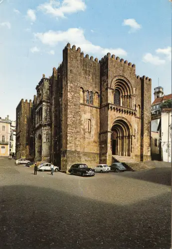 BF13355 coimbra portugal se velha ancienne catehrale front/back image