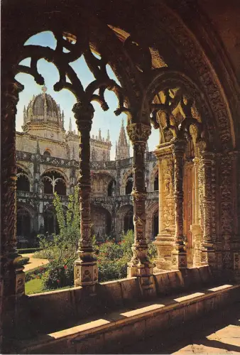 BR25624 Lisboa Le Cloitre du monastere des Jerinomos 2 Scans Portugal