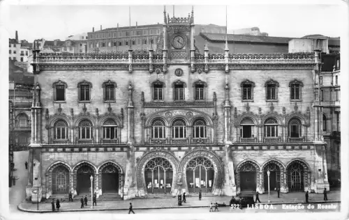 BF34067 lisboa estacao do rossle portugal front/back scan