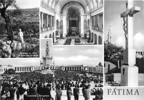 BG31096 fatima santuario pellegrini portugal CPSM 14,5x10cm