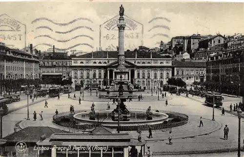 BR44261 Lisboa praca d pedro Iv portugal