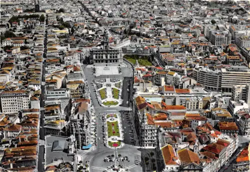 BG7067 porto vista parcial e avenida dos aliados portugal CPSM 15x10,5cm