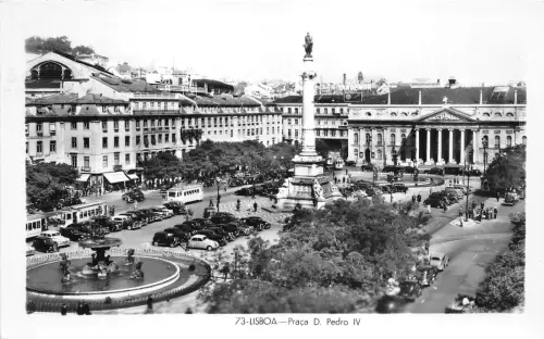 BR20358 Lisboa praca d Pedro IV Portugal