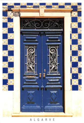 B108656 Portugal Algarve Haustür, Maison Echtfoto UK
