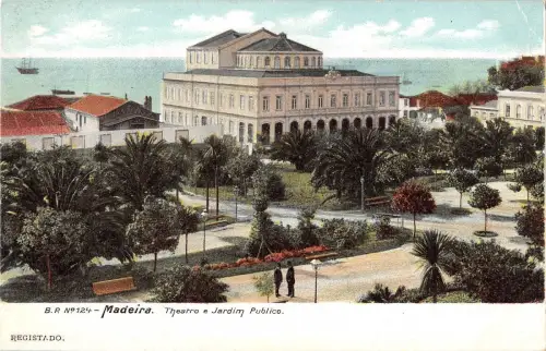 B95916 theatro e jardin publico madeira portugal