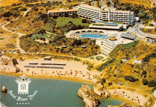 B108644 Portugal Algarve Praia dos Tres Irmaos Strand Schwimmbad Echtfoto UK