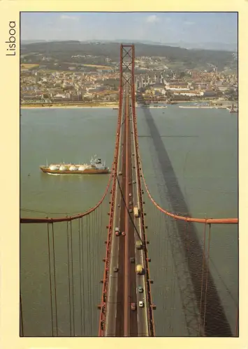 B108688 Portugal Lissabon 25. April Brücke über den Fluss Tejo