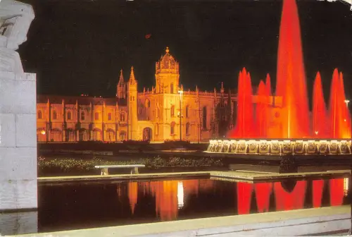 B108640 Portugal Lissabon Lichtbrunnen und Hieronymuskloster Echtfoto UK