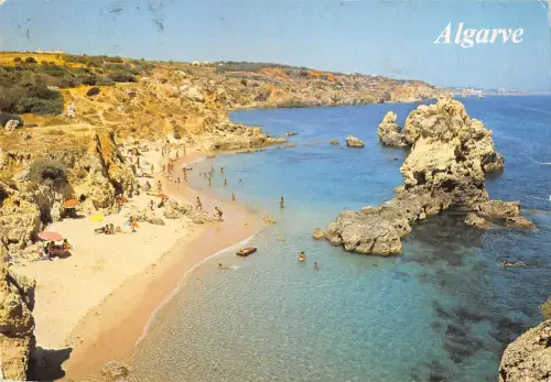 B108639 Portugal Algarve Playa Strand Panorama Plage Echtfoto UK