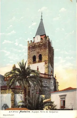 B95915 madeira funchal torre de cathedral portugal