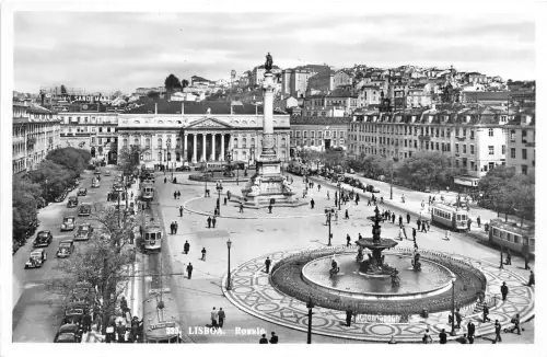 BR38292 Rossio Lisboa portugal