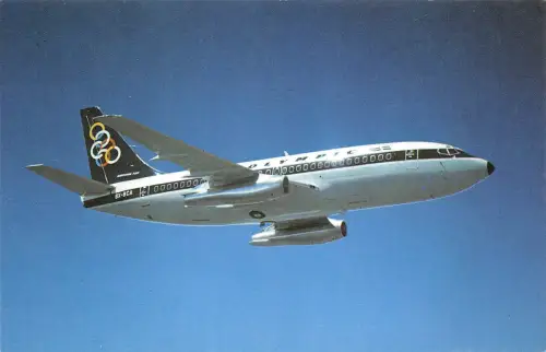 Br44774 Olympic Airway Boing 737-200 Flugzeug Flugzeug