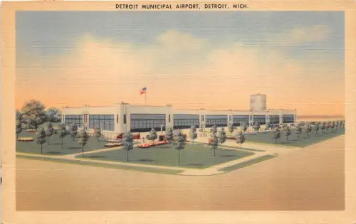 B57794 Detroits Municipal Airport Flugzeug Avions Flughafenflughafen