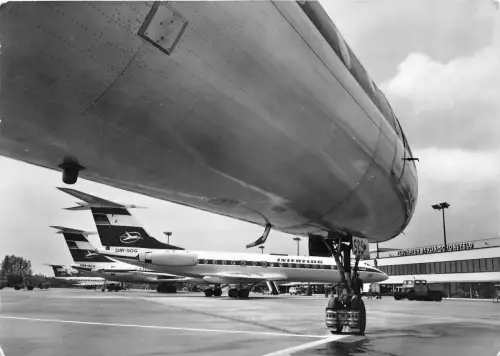 B75390 flughafen berlin schönefeld Tu 134 A Flugzeug Airplane Germany