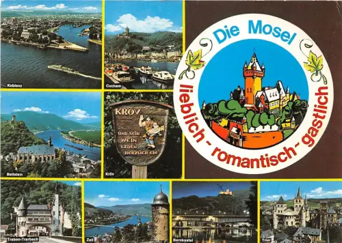 B83509 die mosel lieblich romantisch gasrtliich germany