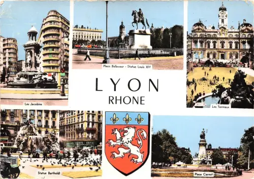 BR14083 Lyon Mehrfachansichten Frankreich
