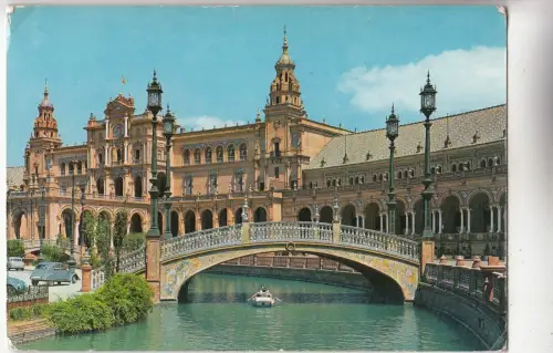 BF29721 piaza de espana vista parcial sevilla spain front/back image