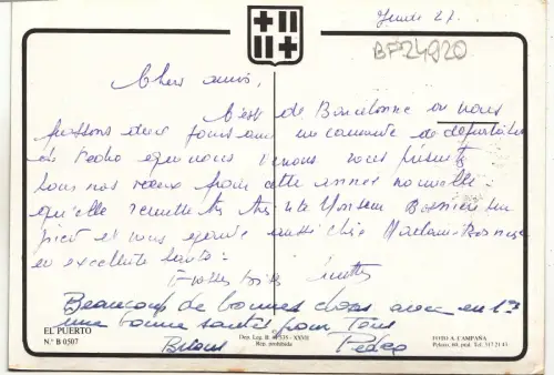 BF24920 barcelona spanien el puerto Schiff Vorder-/Rückbild