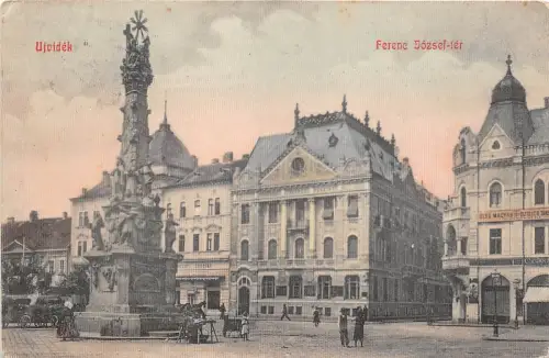 B0885 Serbien Novi Sad Ujvidek Ferenc Jozsfefter gebraucht 1911 Front/Back Scan