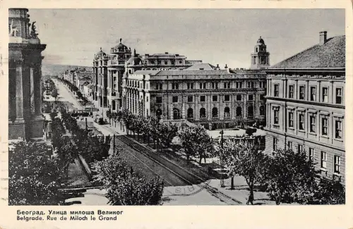 BR71071 beograd belgrad rue de miloch le grand serbia