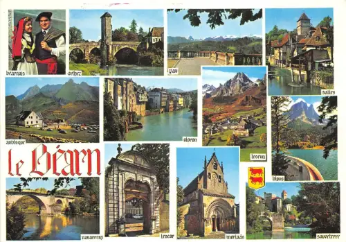 BR8377 Souvenir du Bearn Les Pyrenees france