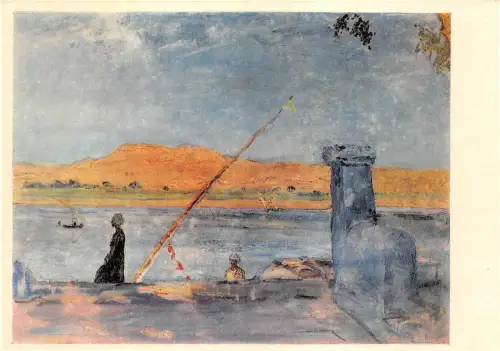 BF39012 Morgen bei Luxor Max Slevogt Gemälde Kunst Postkarte