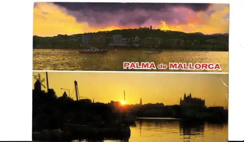 BF15829 Palma de Mallorca Spanien Schiff Vorder-/Rückseite Bild