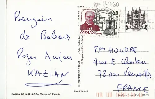 BF14760 palma de mallorca spanien front/back image