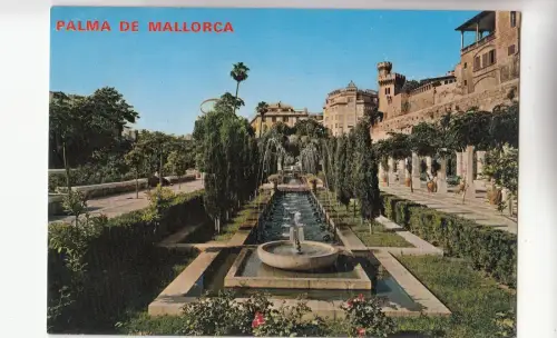 BF30357 palma de mallorca jardines del rey spain front/back image