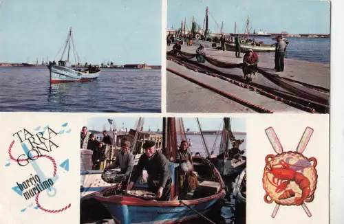 BF22842 Schiff Tarragona Spanien Vorder-/Rückbild