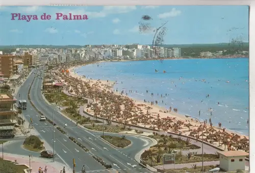 BF22807 playa de palma mallorca spanien front/back image