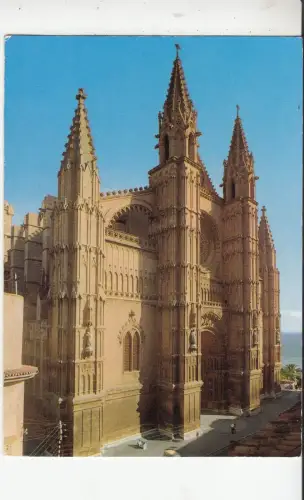 BF22985 palma de mallorca la catedral spain front/back image