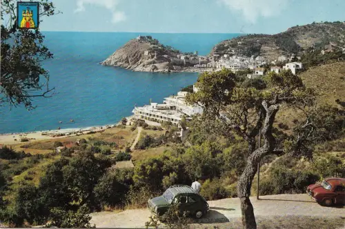 BF22825 tossa de mar costa brava vista general spain front/back image