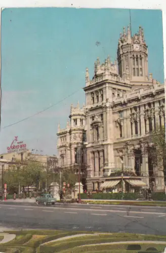 BF22714 madrid palacio de comunciadones spain front/back image