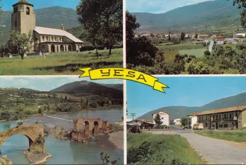 BF24231 yesa navarra vistas panoramaas spain front/back image