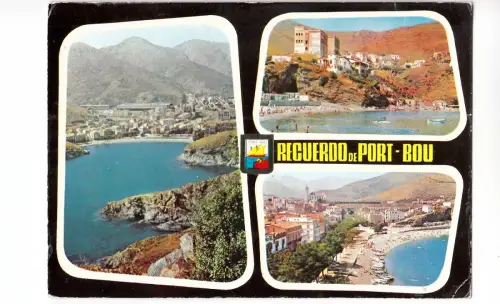 BF13540 recuerdo de port bou spain front/back image