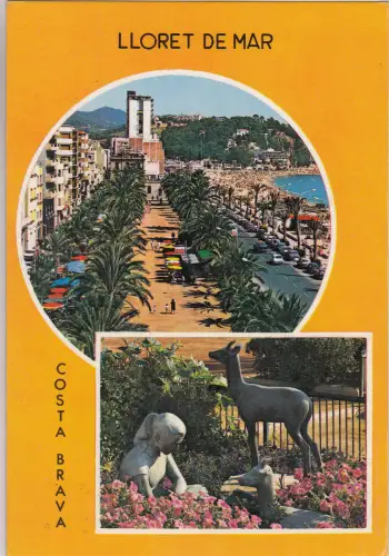 BF22864 costa brava lloret de mar spain front/back image