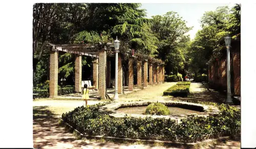 BF15336 pamplona jardines de la taconera spain front/back image