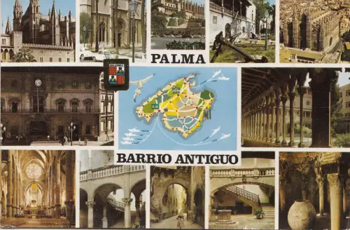 BF22972 palma de mallorca barrio antiguo spain front/back image