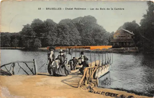 BR32182 Bruxelles LAc du Bois de la Cambre belgium