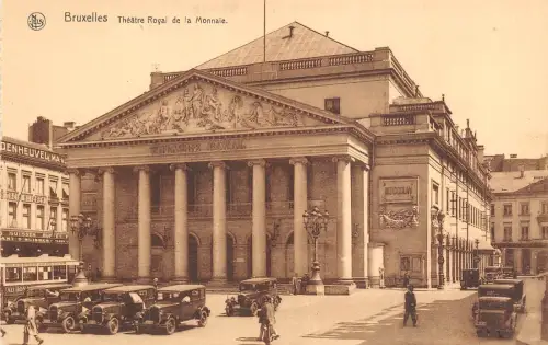 Br35061 Bruxelles Theatre Royal de la Monnaie belgium