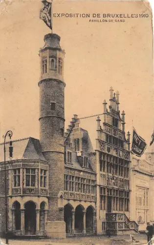 B74661 Exposition de bruxelles pavillon de gard belgium