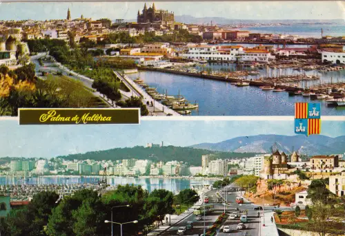 BF14314 paseo maritimo palma de mallorca spanien frankreich Vorder-/Rückbild