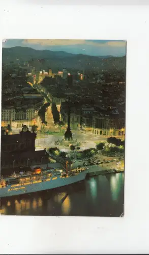 BF29733 Puerto Schiff Bercelona Spanien Vorder-/Rückbild