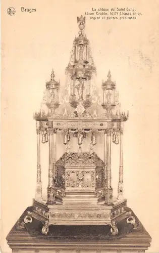 BR32032 Brügge La Chasse du Saint Sang Chasse en or argent et pierres precieuses