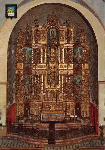 BR16155 Collioure Interieur de l eglise le Maltre autel France