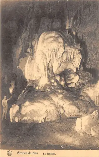 Br35994 Grottes de Han Le Trophee belgium