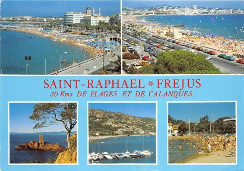 B50218 La Cote d'Azur Saint Raphael Frejus Boote Bateaux France